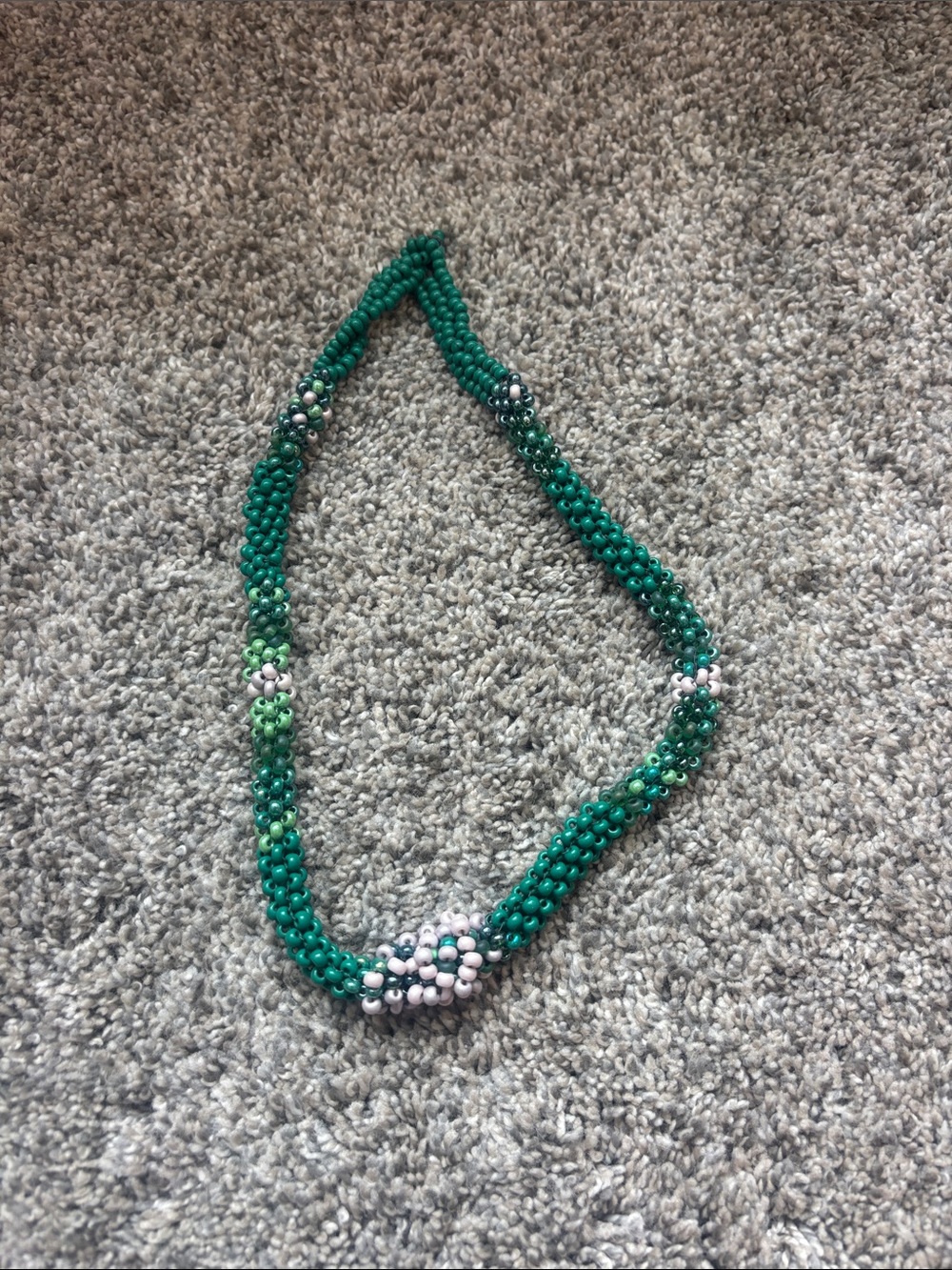 Green Beaded Women's Necklace - Brand